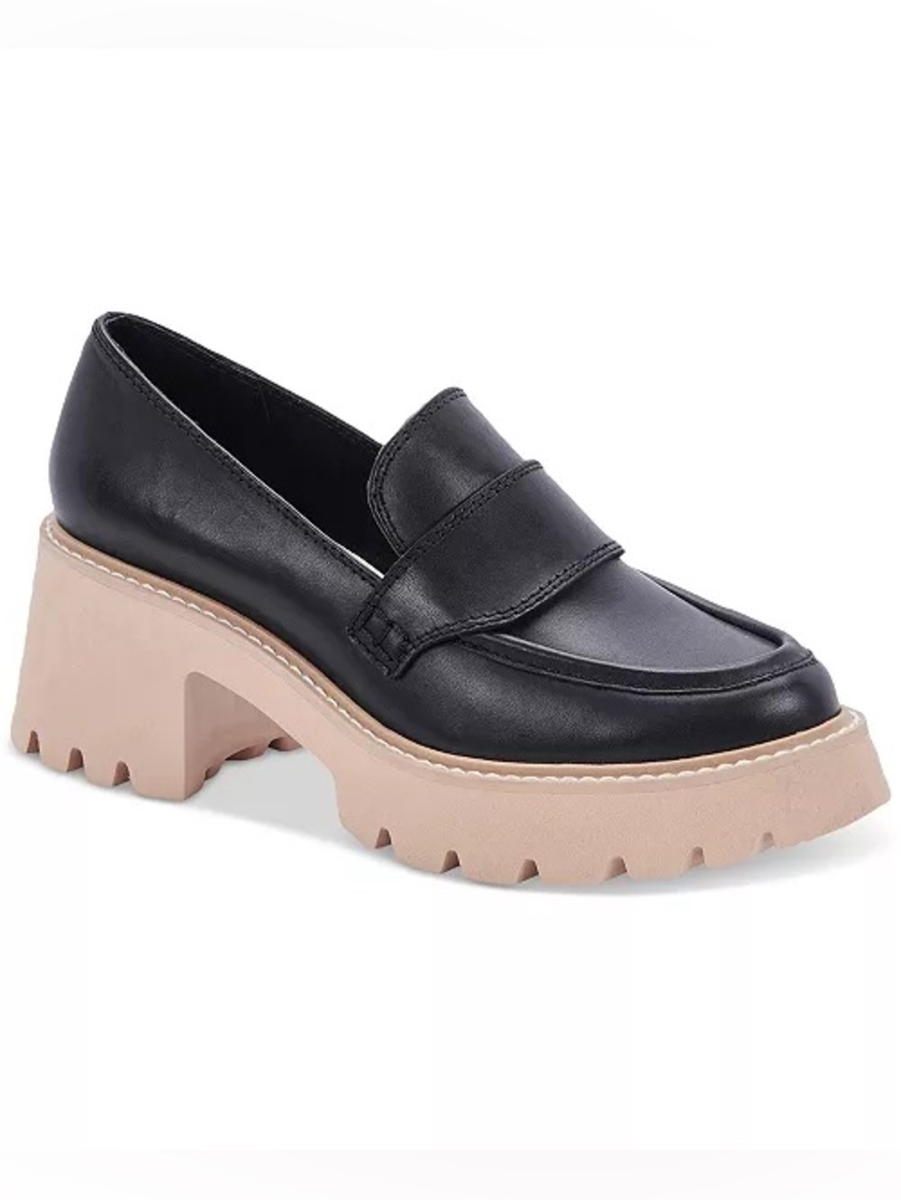 Dolce Vita Women's Halona Loafer lug-sole pumps size 7